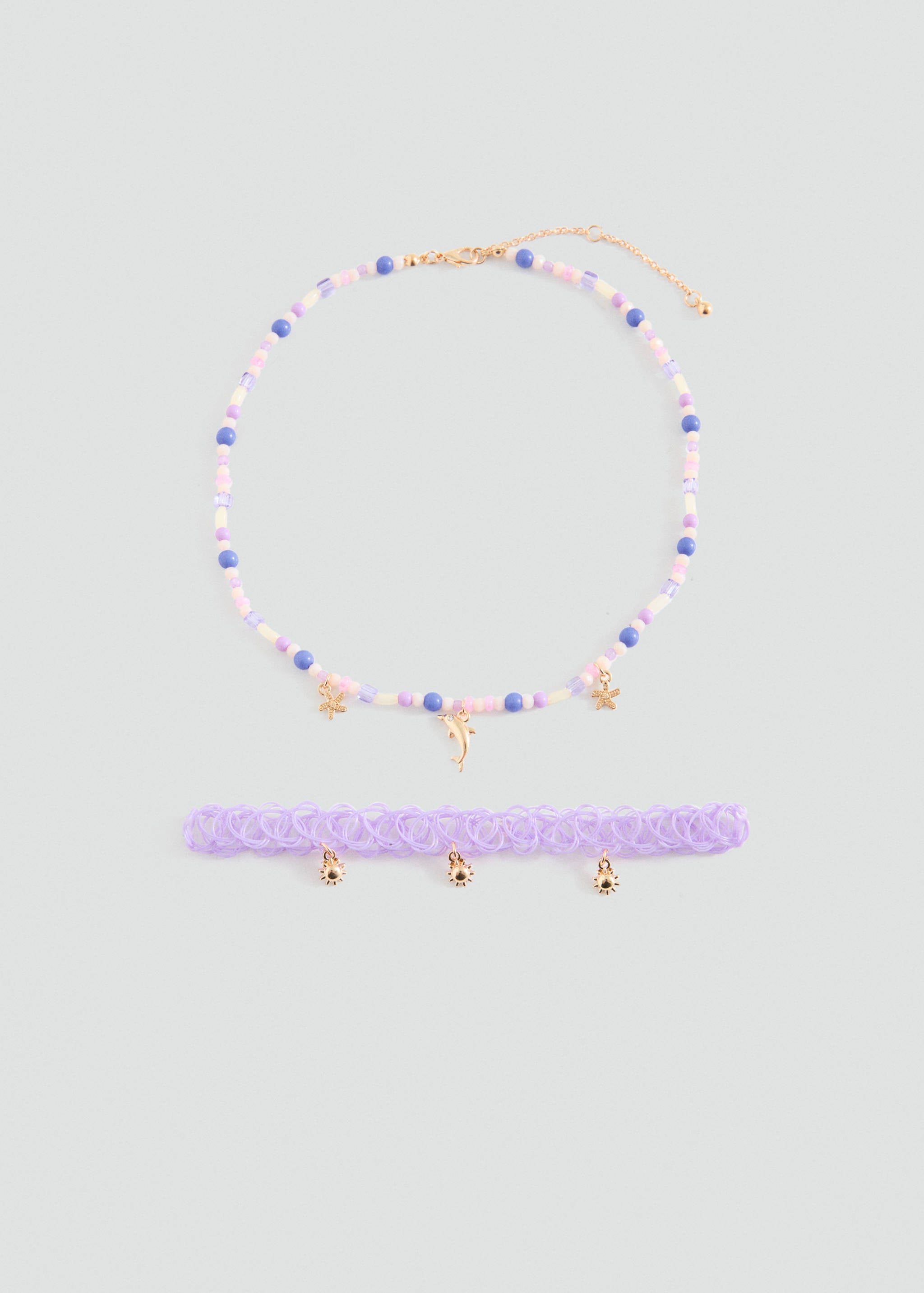 Mango collar cdolphin in lilac - Image 1