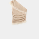 Mango top dolo in camel - Image 1