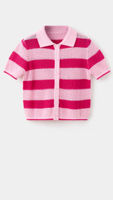 Mango cardigan babilon in pink - Image 1