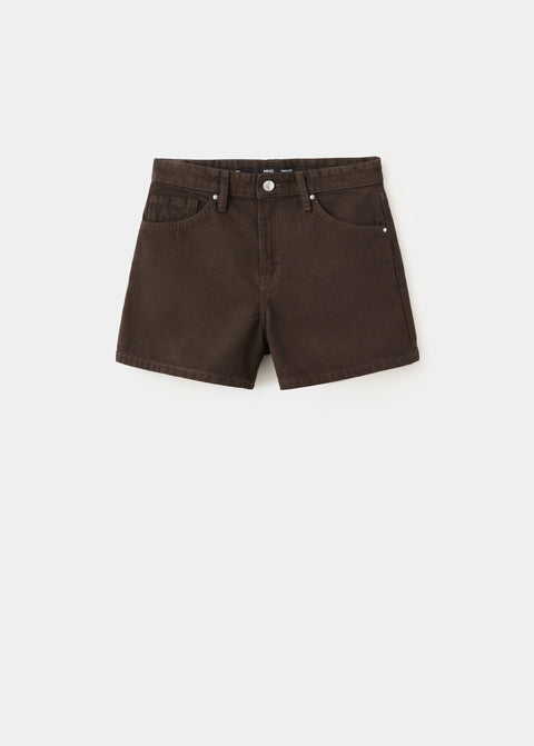 Mango shorts zoey in chocolate