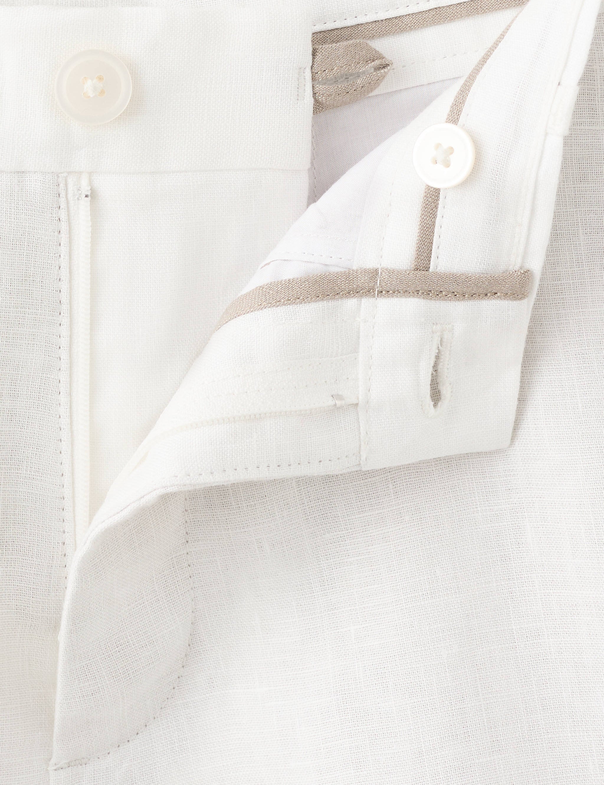 Mango bermudas carp in off white - Image 2