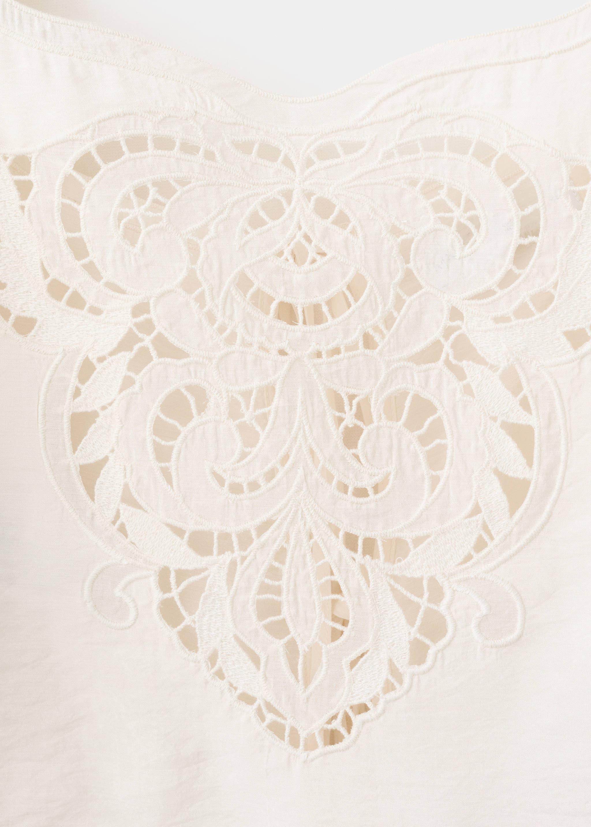 Mango blusa giovana in off white - Image 2