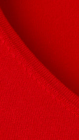 Mango jersey escudell in red - Image 2