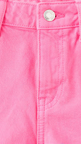 Mango shorts raw in fuchsia - Image 2