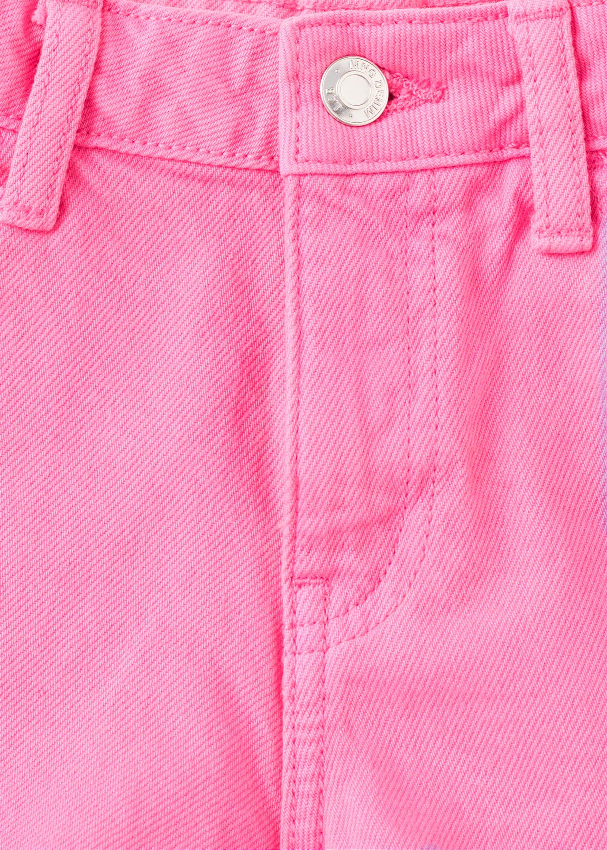 Mango shorts raw in fuchsia - Image 2