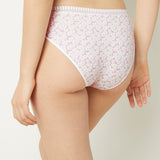 Etam happily - culotte in blue/green print