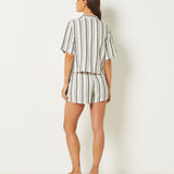 Etam kaitlin - chemise in white print