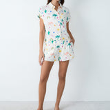 Etam fabiola - chemise mc in ecru