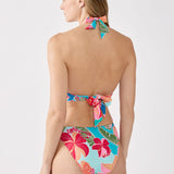 Etam hibiscus - biki standard in blue/green print