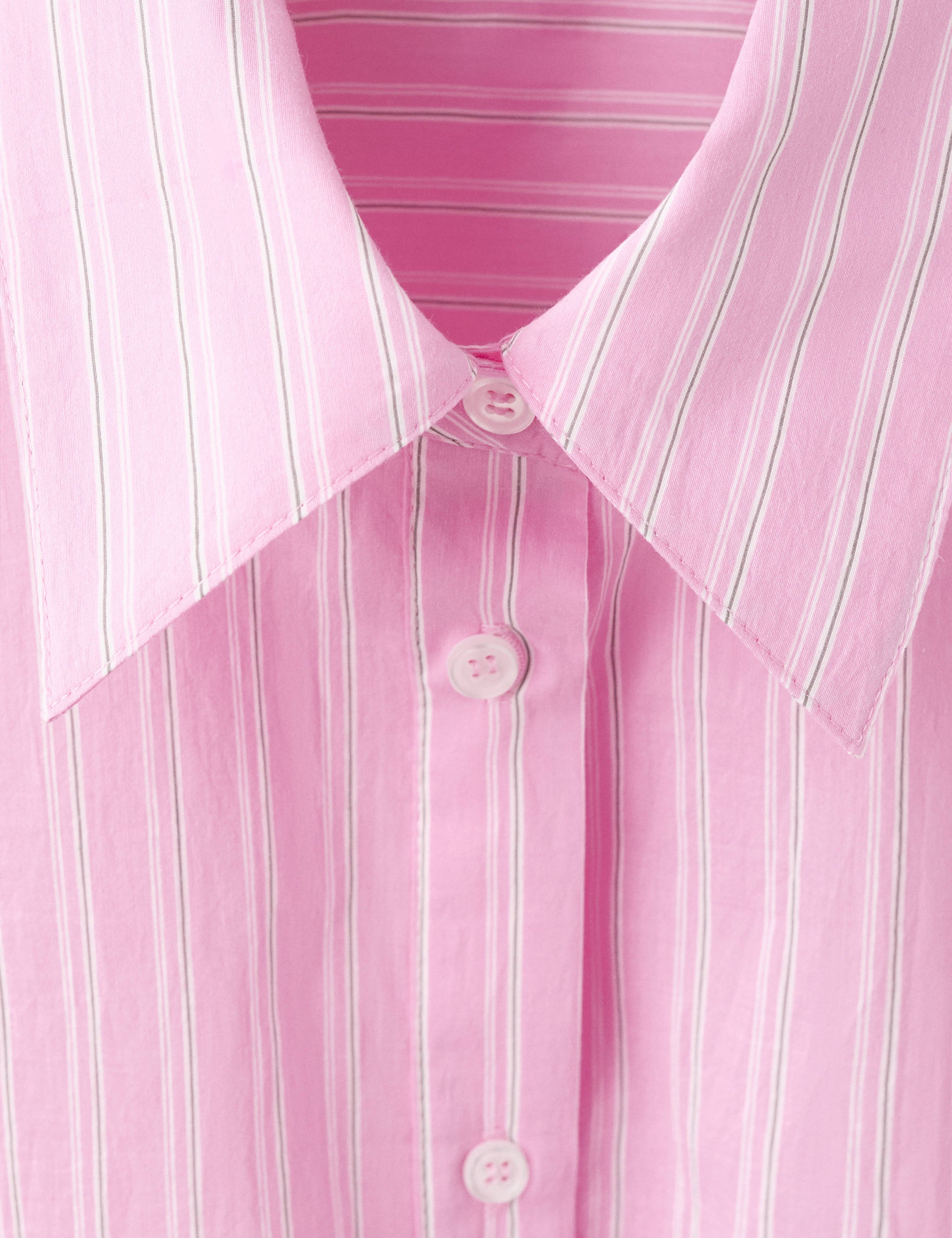 Mango camisa chat in pink - Image 2