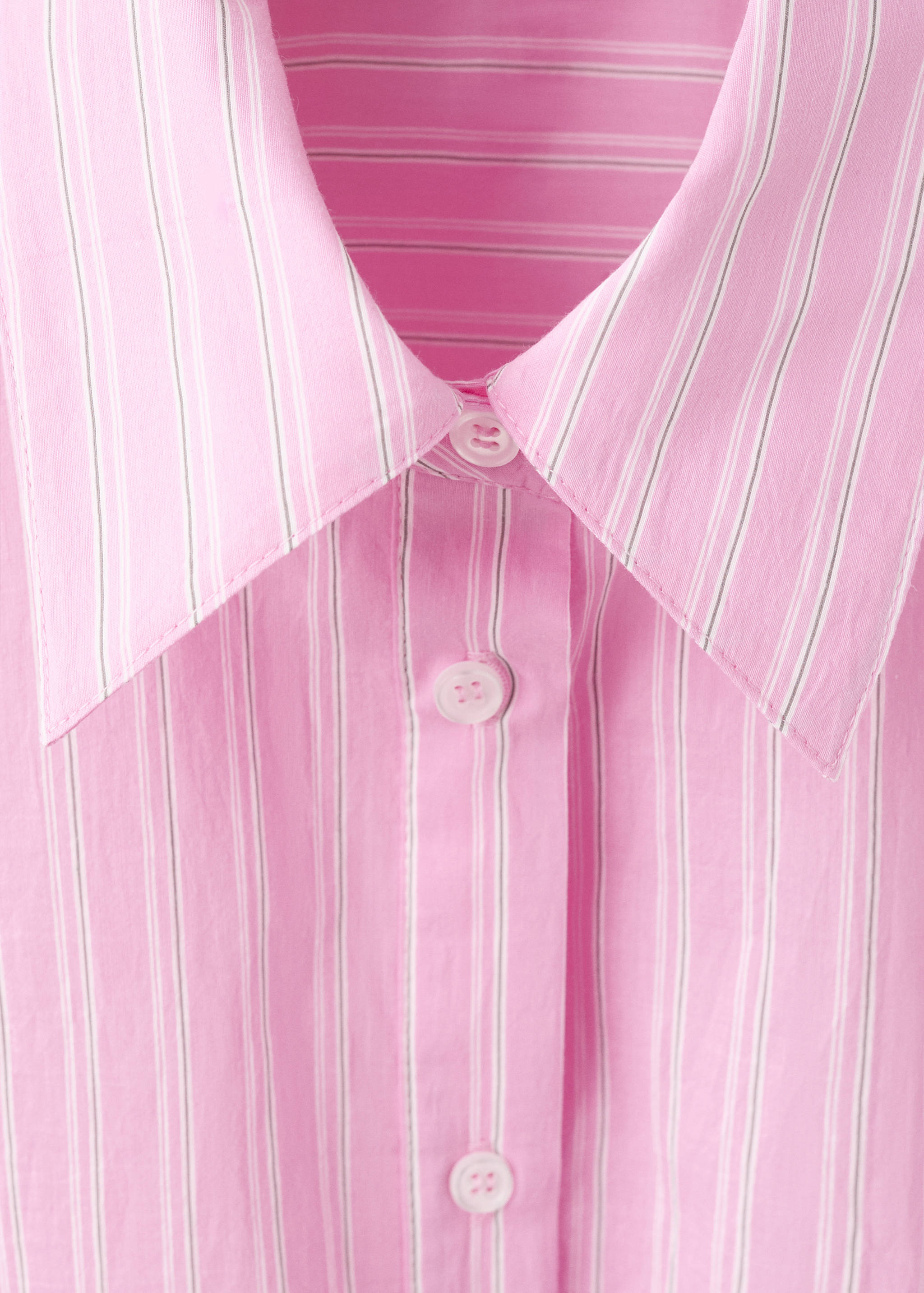 Mango camisa chat in pink - Image 2