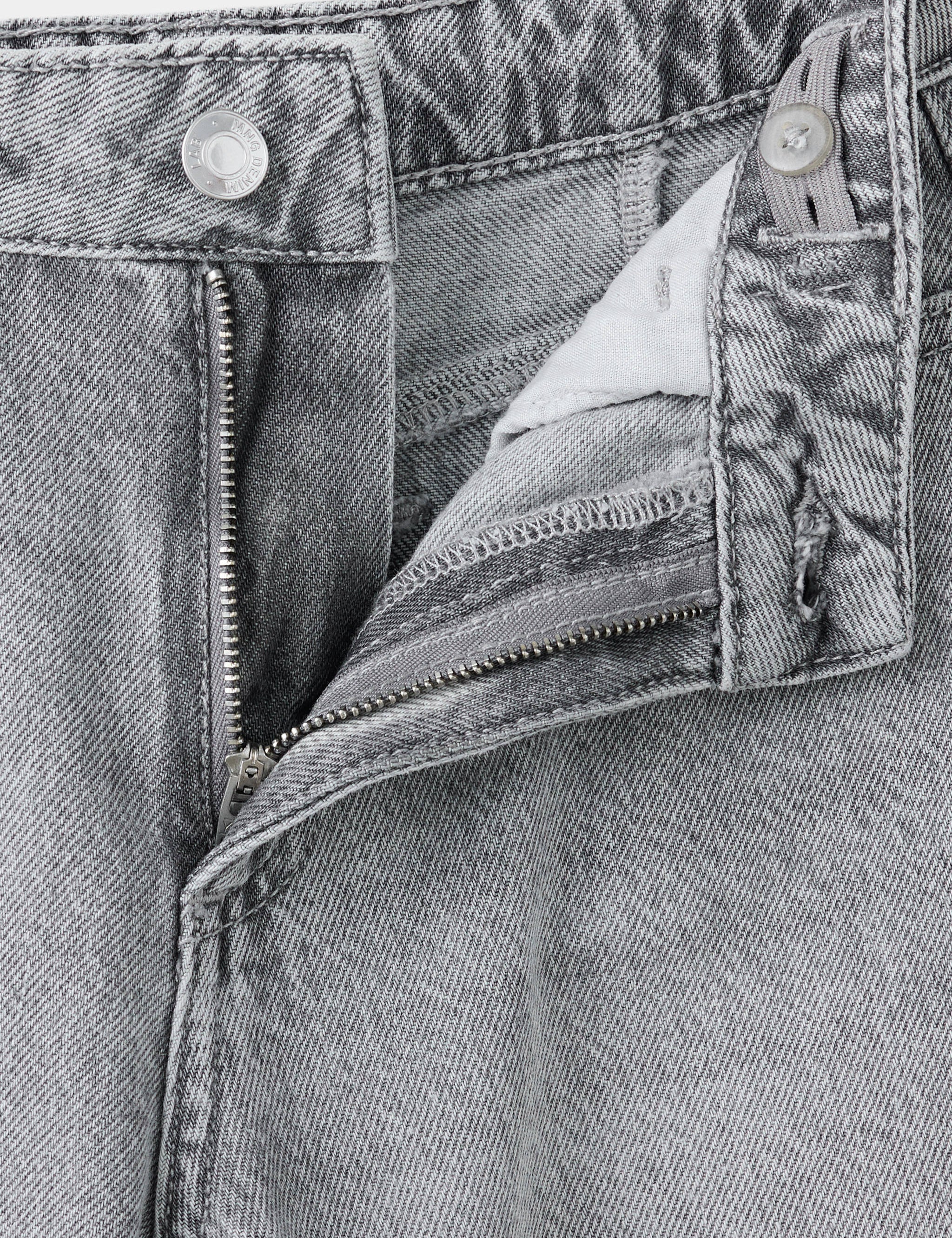 Mango jeans culotter in grey denim - Image 2