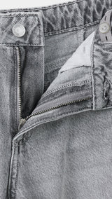 Mango jeans culotter in grey denim - Image 2