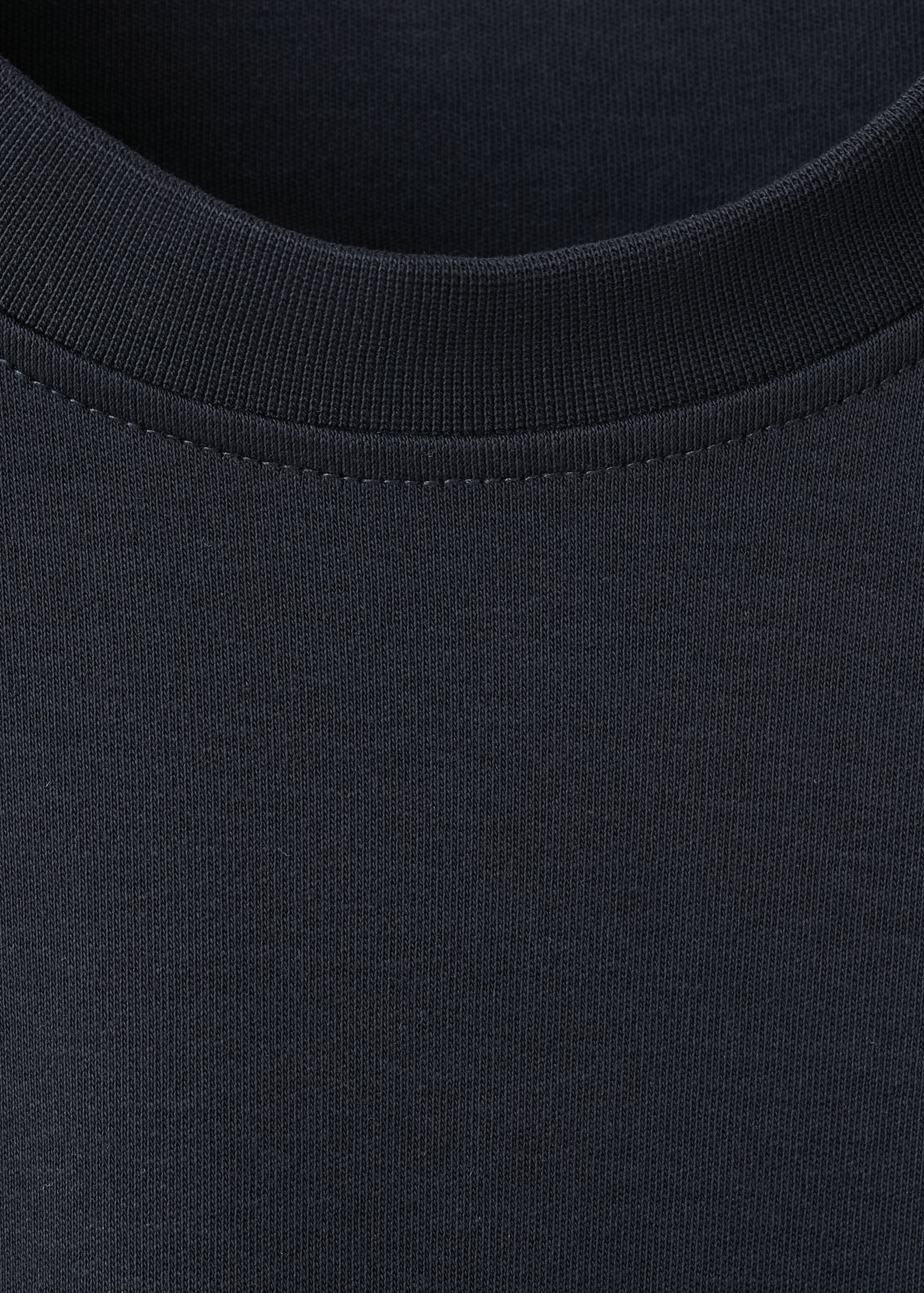 Mango camiseta parche in navy - Image 2