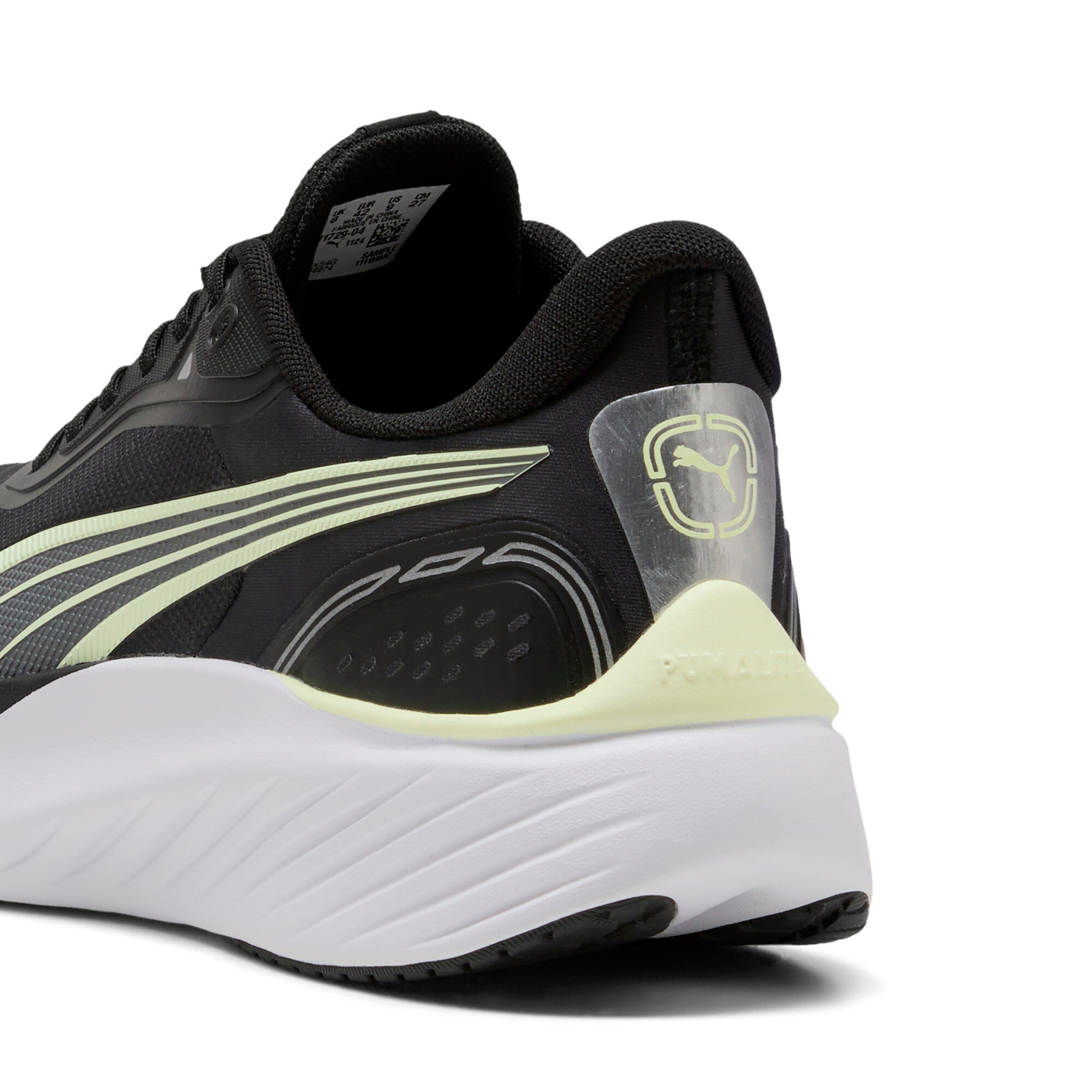 PUMA pounce lite PTX sneakers unisex in black and silver - Image 2
