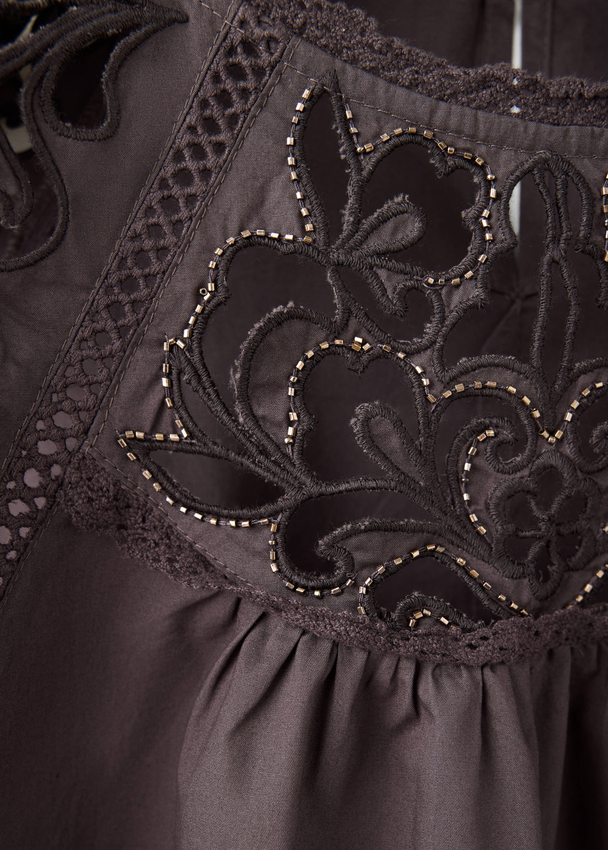 Mango top buba in brown - Image 2
