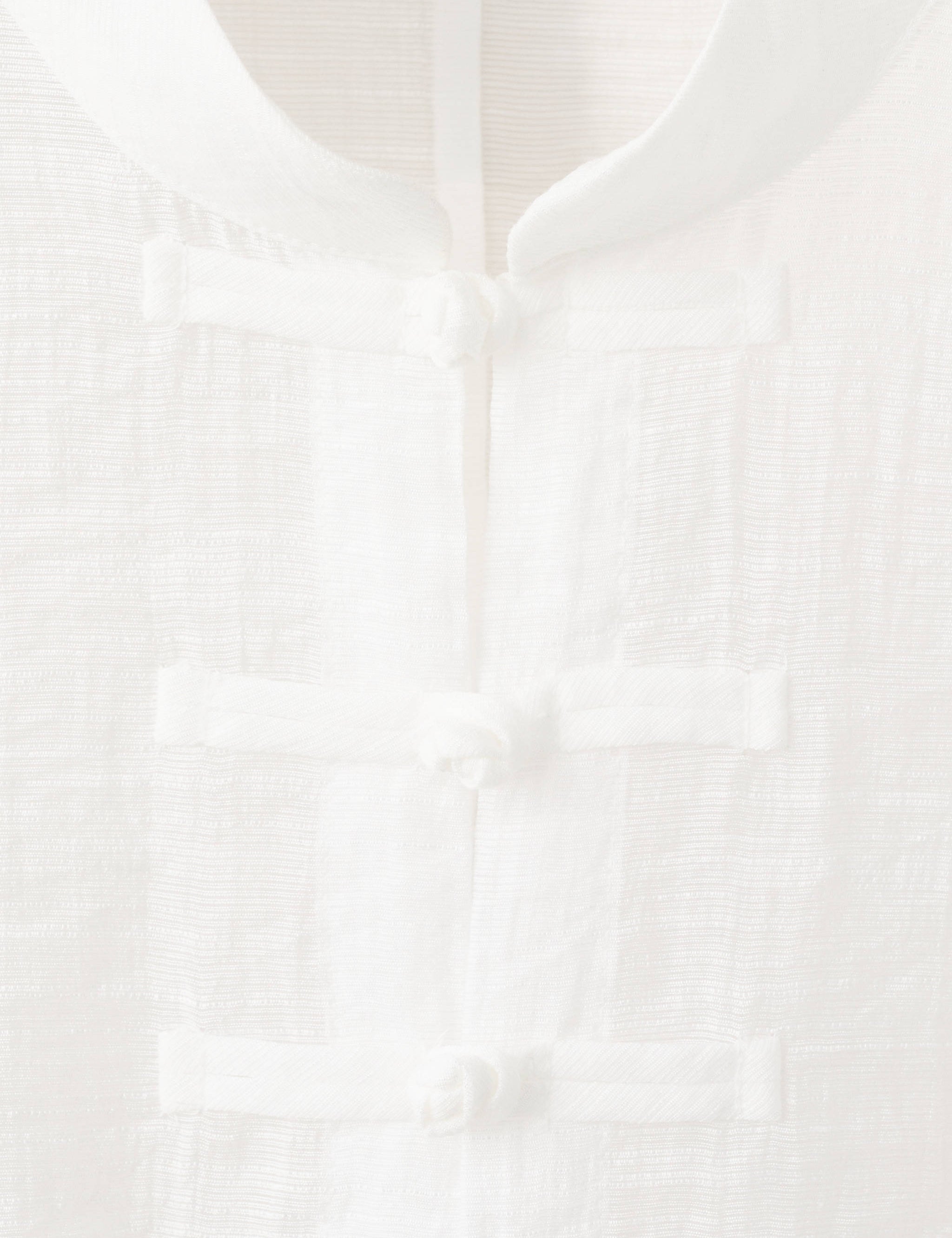 Mango blusa mandarin in off white - Image 2