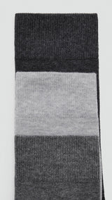 Mango calcetines trigris in grey - Image 2
