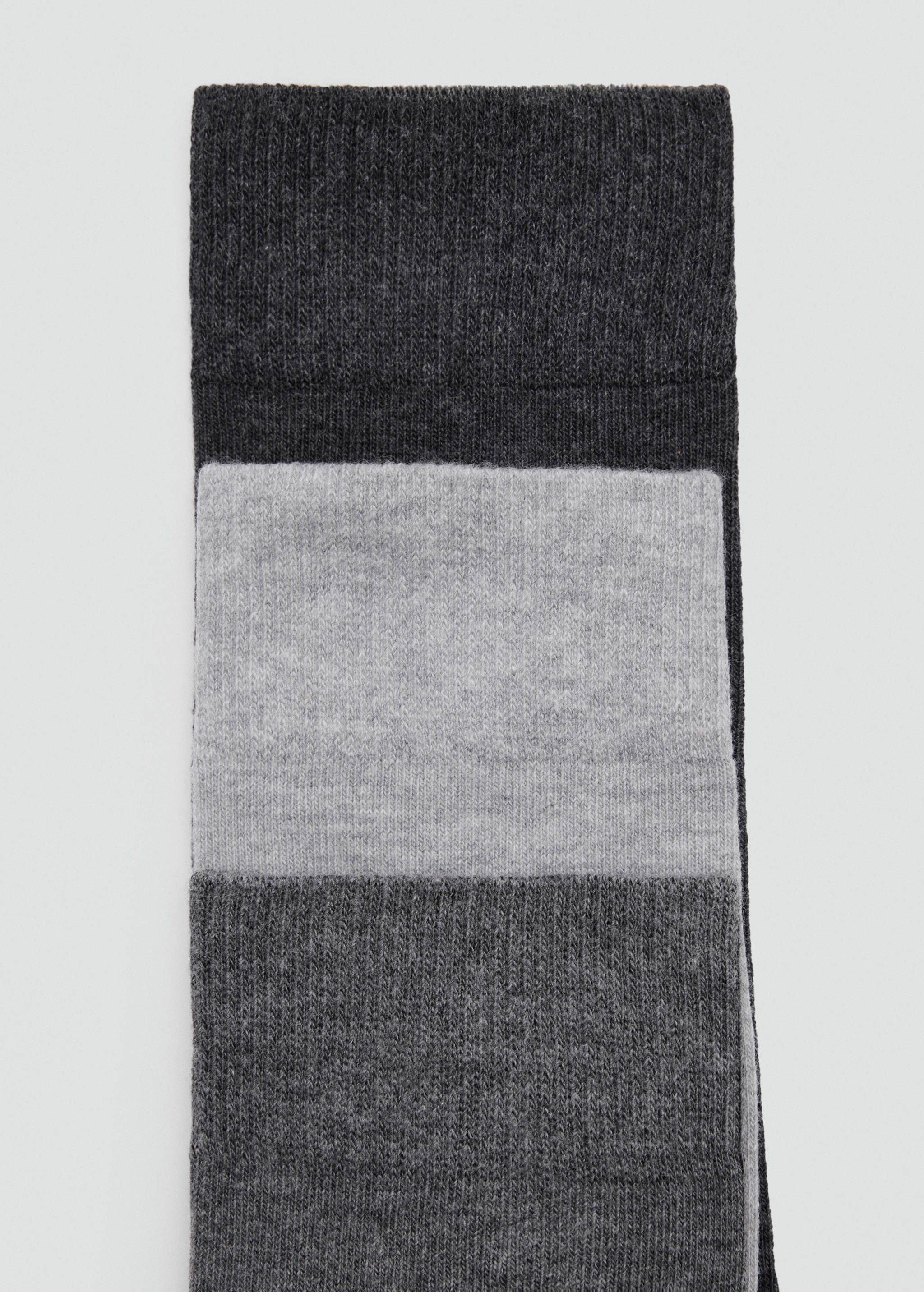 Mango calcetines trigris in grey - Image 2