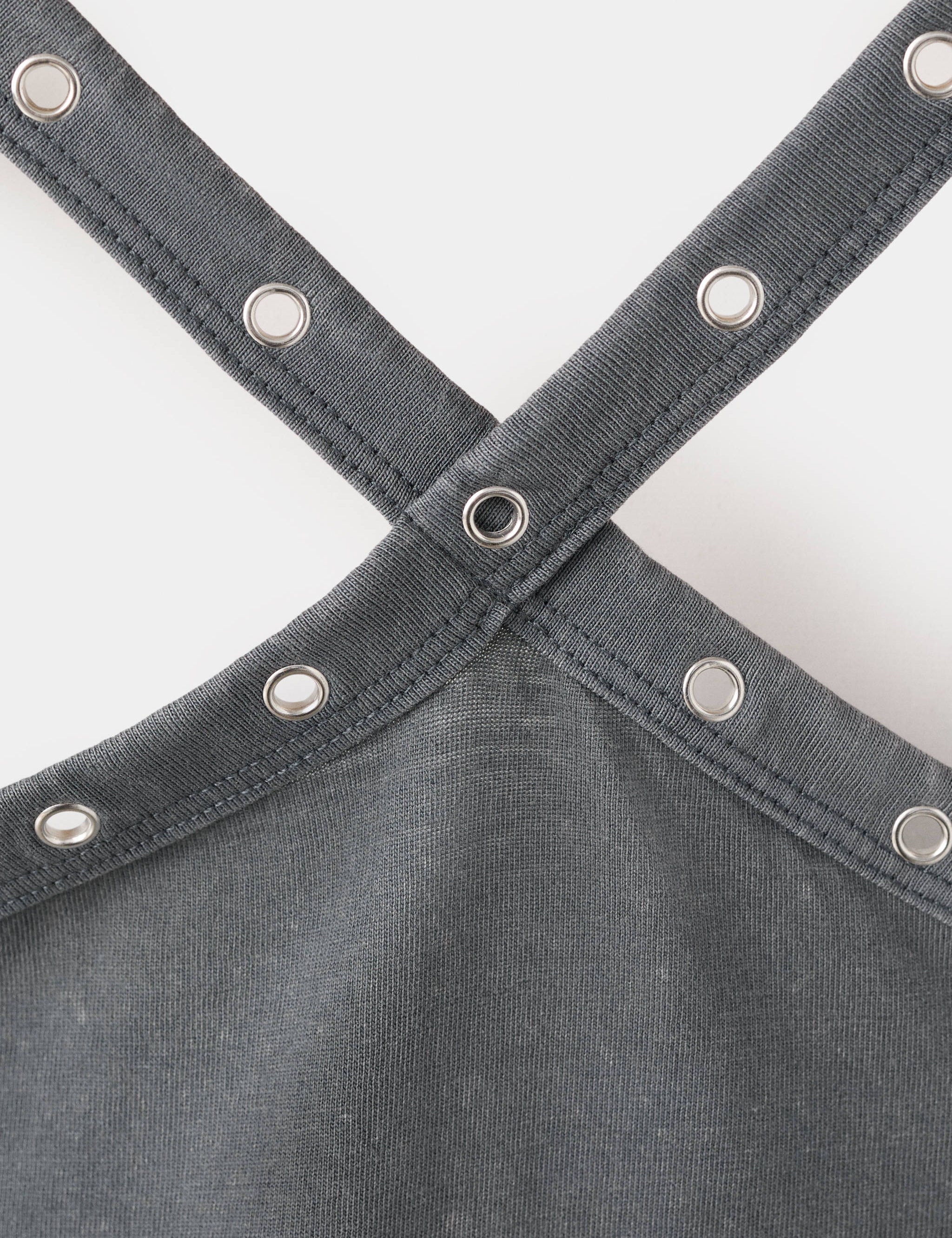Mango camiseta tachaset in anthracite - Image 2