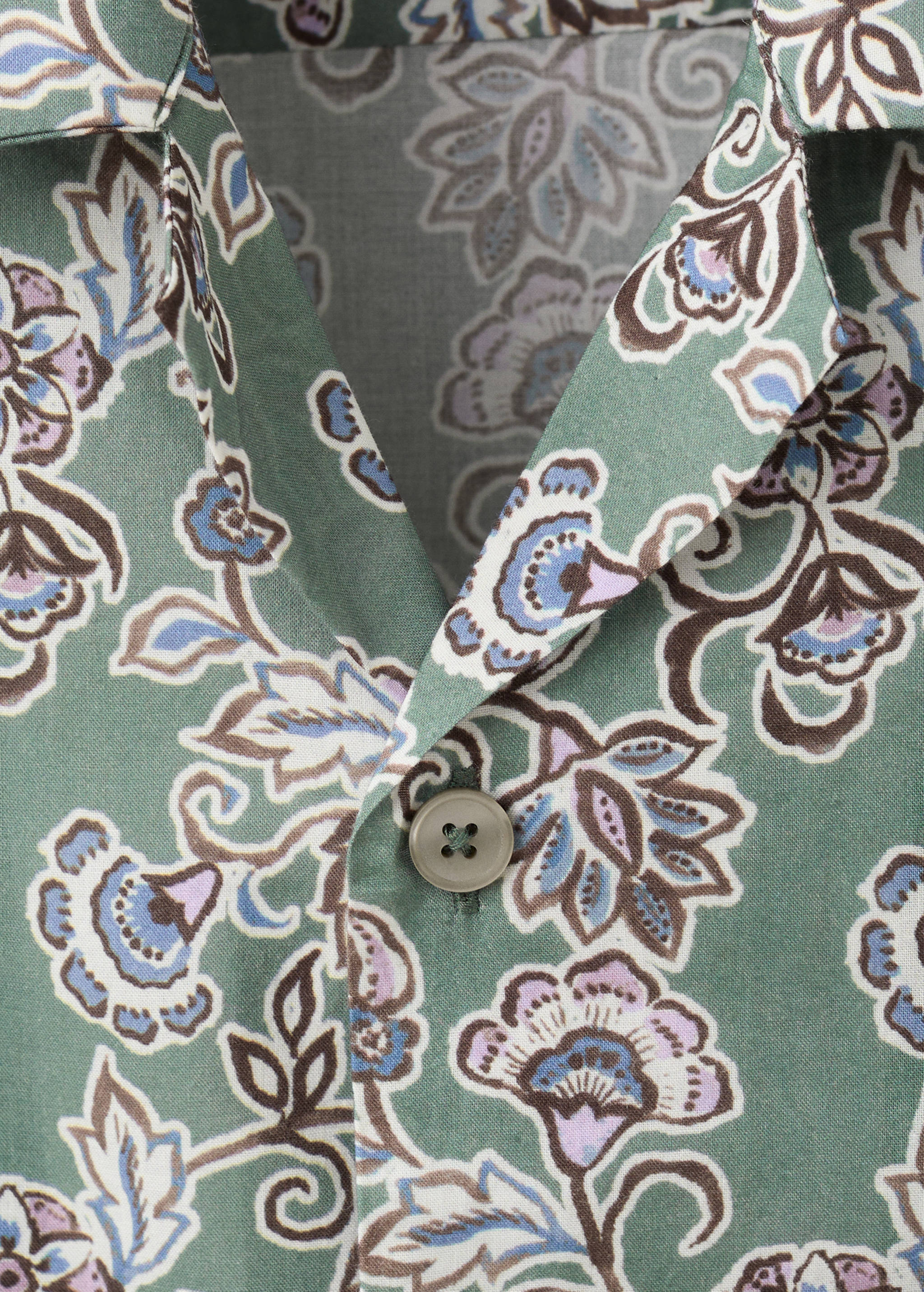 Mango camisa atenea in moss - Image 2