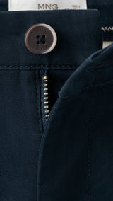 Mango pantalon rpiccolo in navy - Image 2