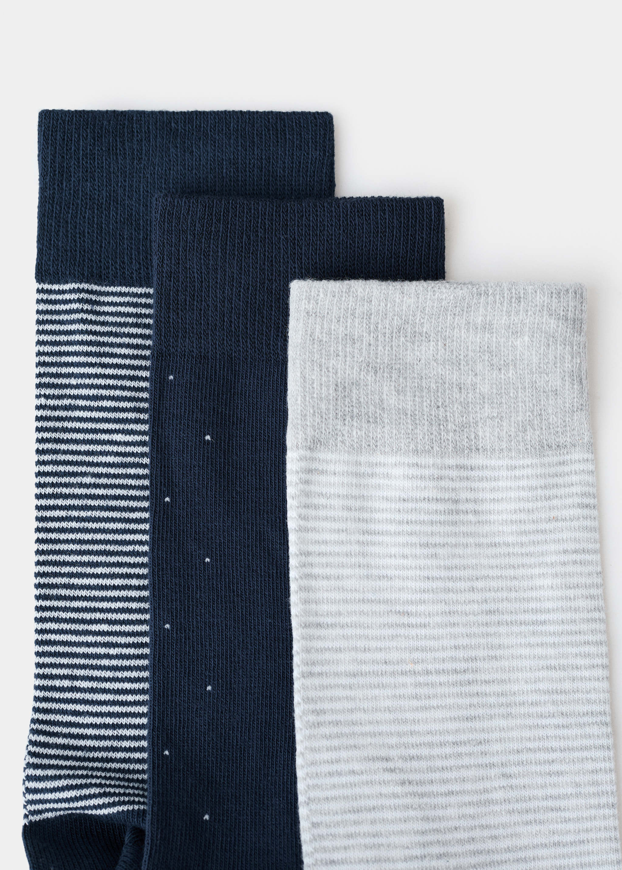 Mango socks trira1 in navy - Image 2