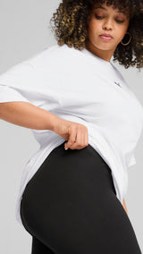 PUMA ESS no. 1 logo 3/4 leggings in black - Image 2