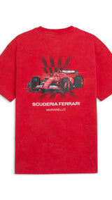 PUMA scuderia ferrari car graphic tee II men in rosso corsa - Image 2