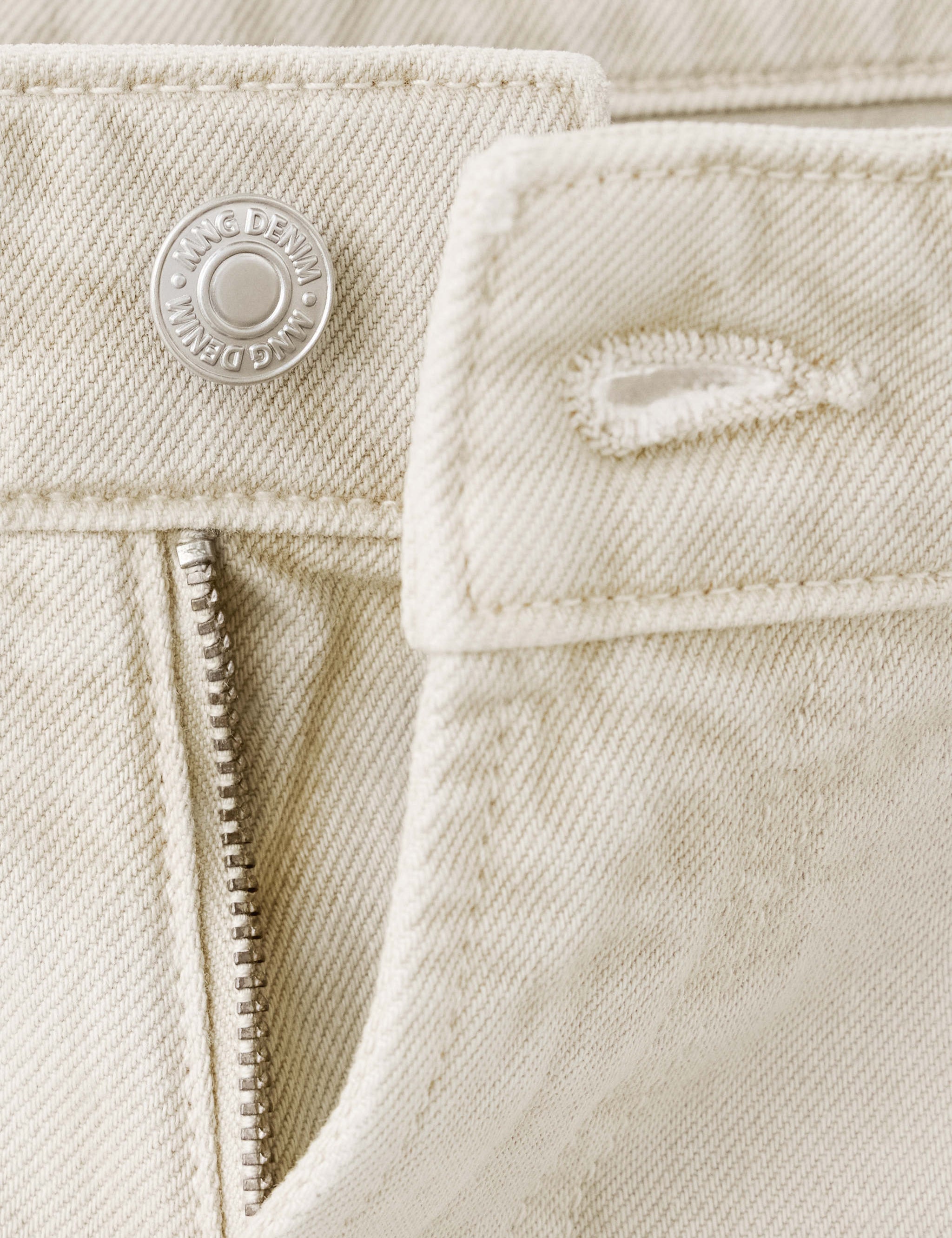 Mango jeans ben in beige - Image 2