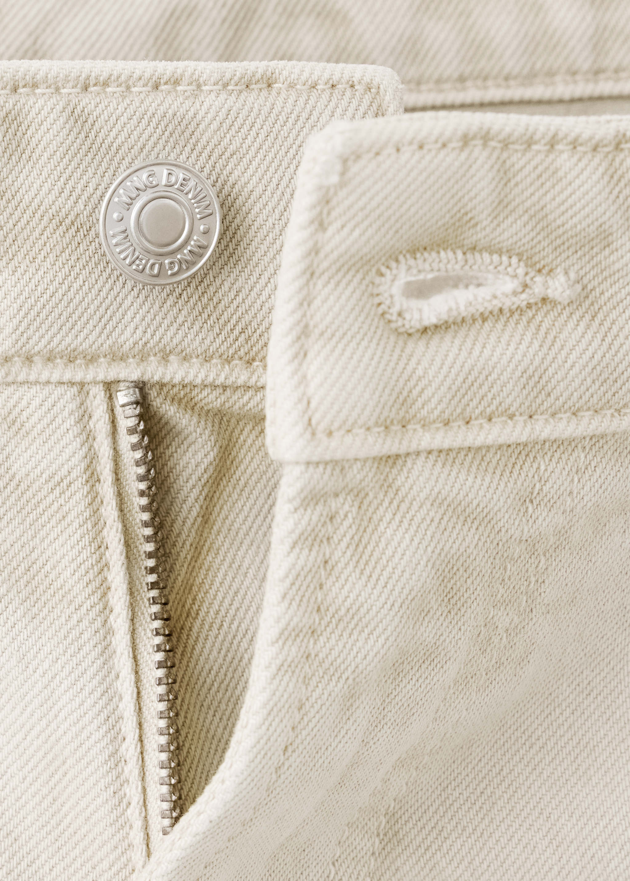 Mango jeans ben in beige - Image 2