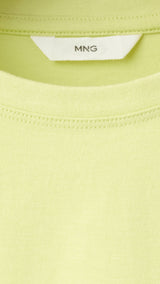Mango camiseta starfest in lime - Image 2