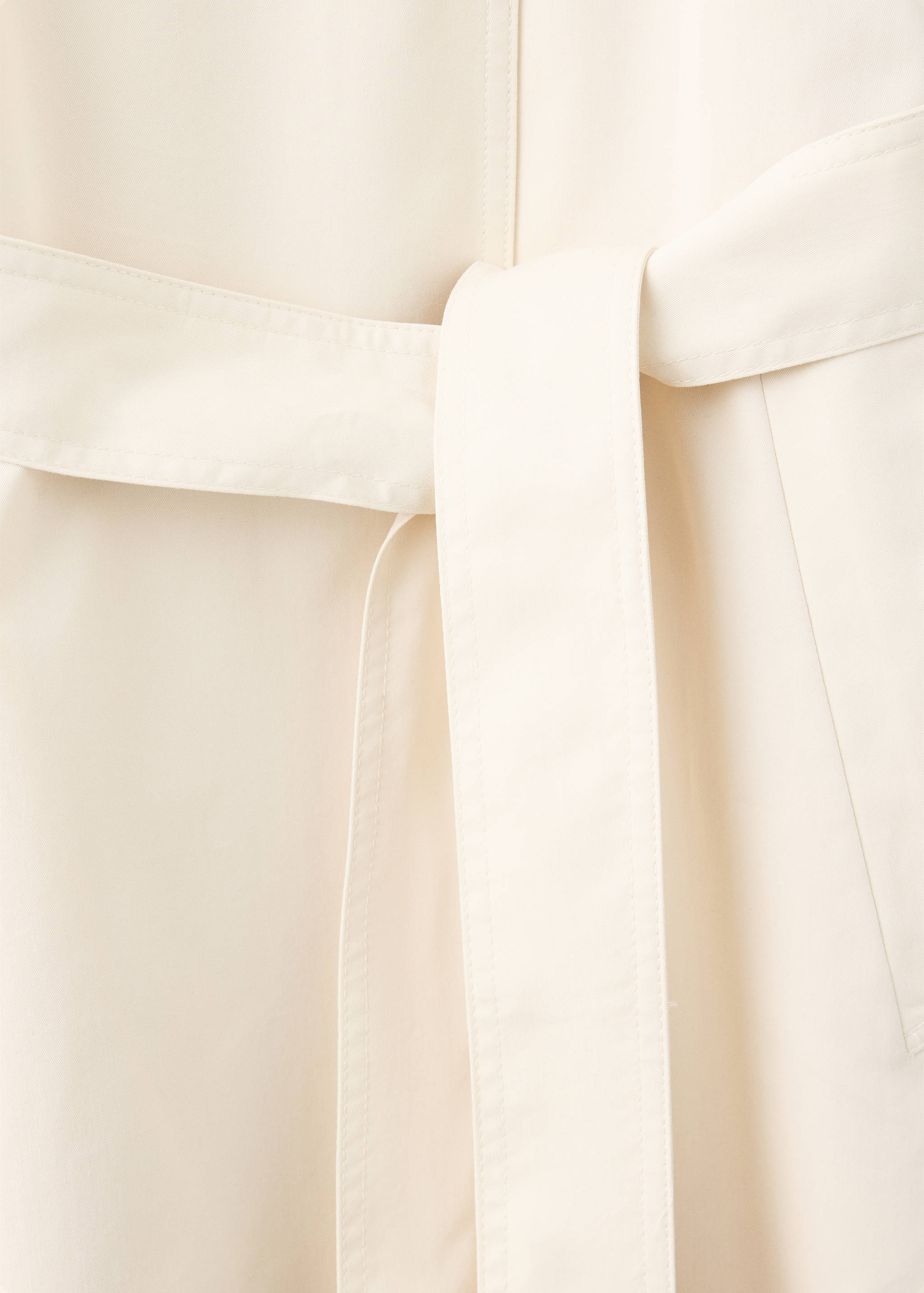 Mango trench cielo in off white - Image 2