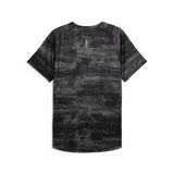PUMA run velocity printed tee men in black - Image 2