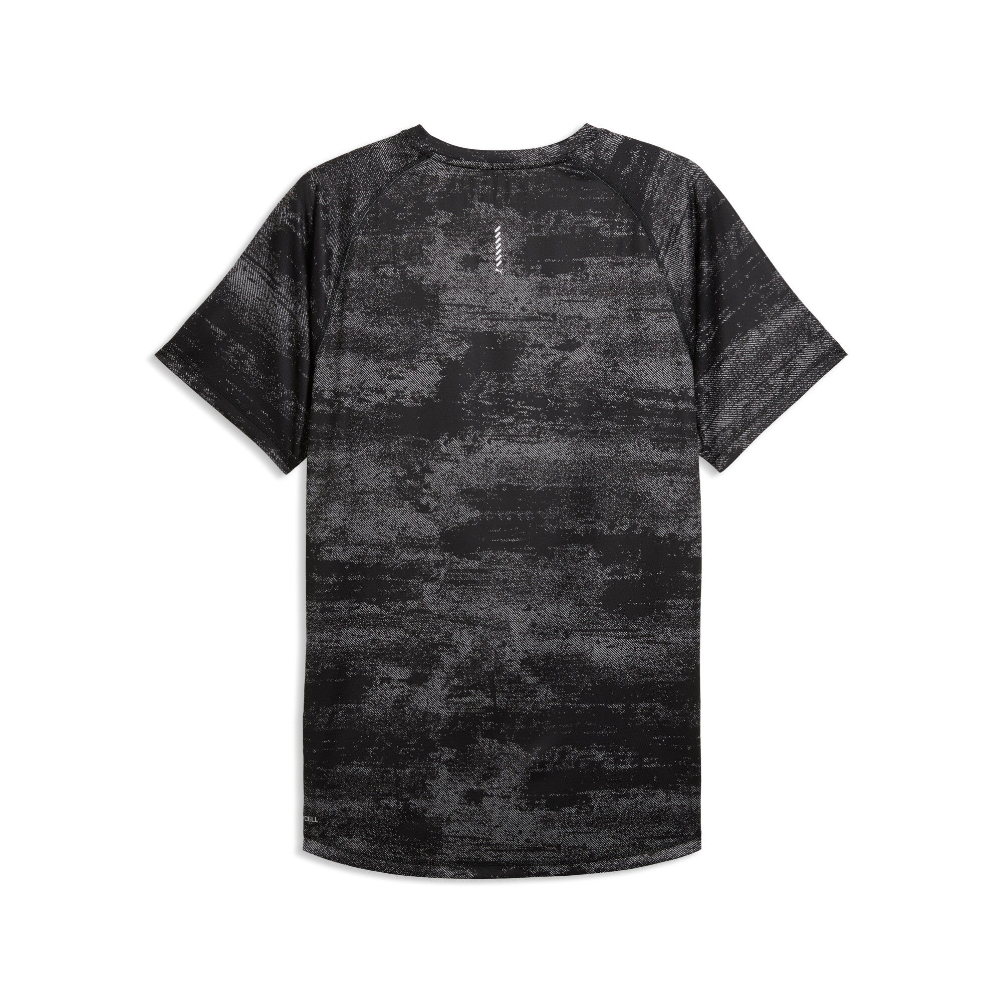 PUMA run velocity printed tee men in black - Image 2