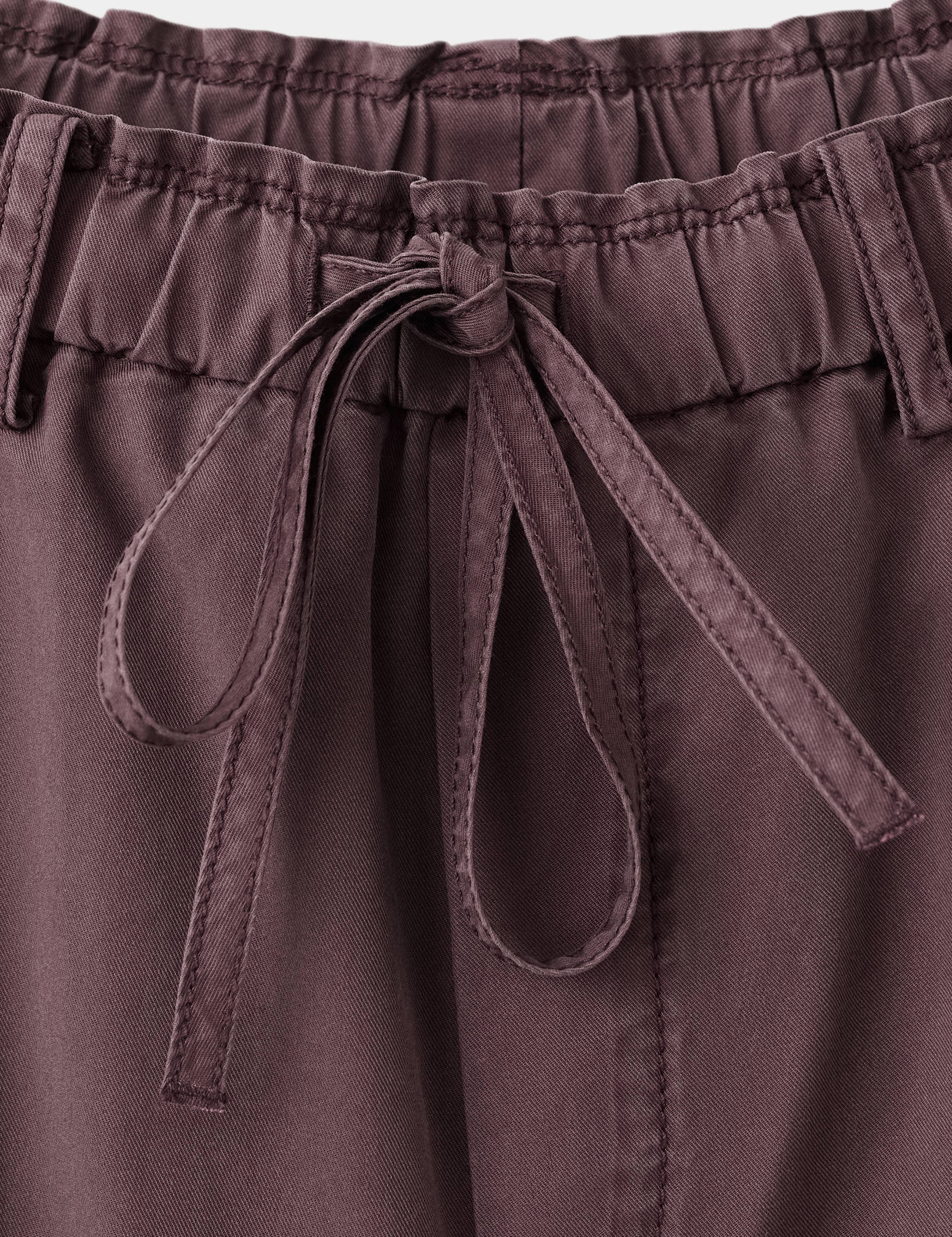Mango pantalon ant in purple brown - Image 2