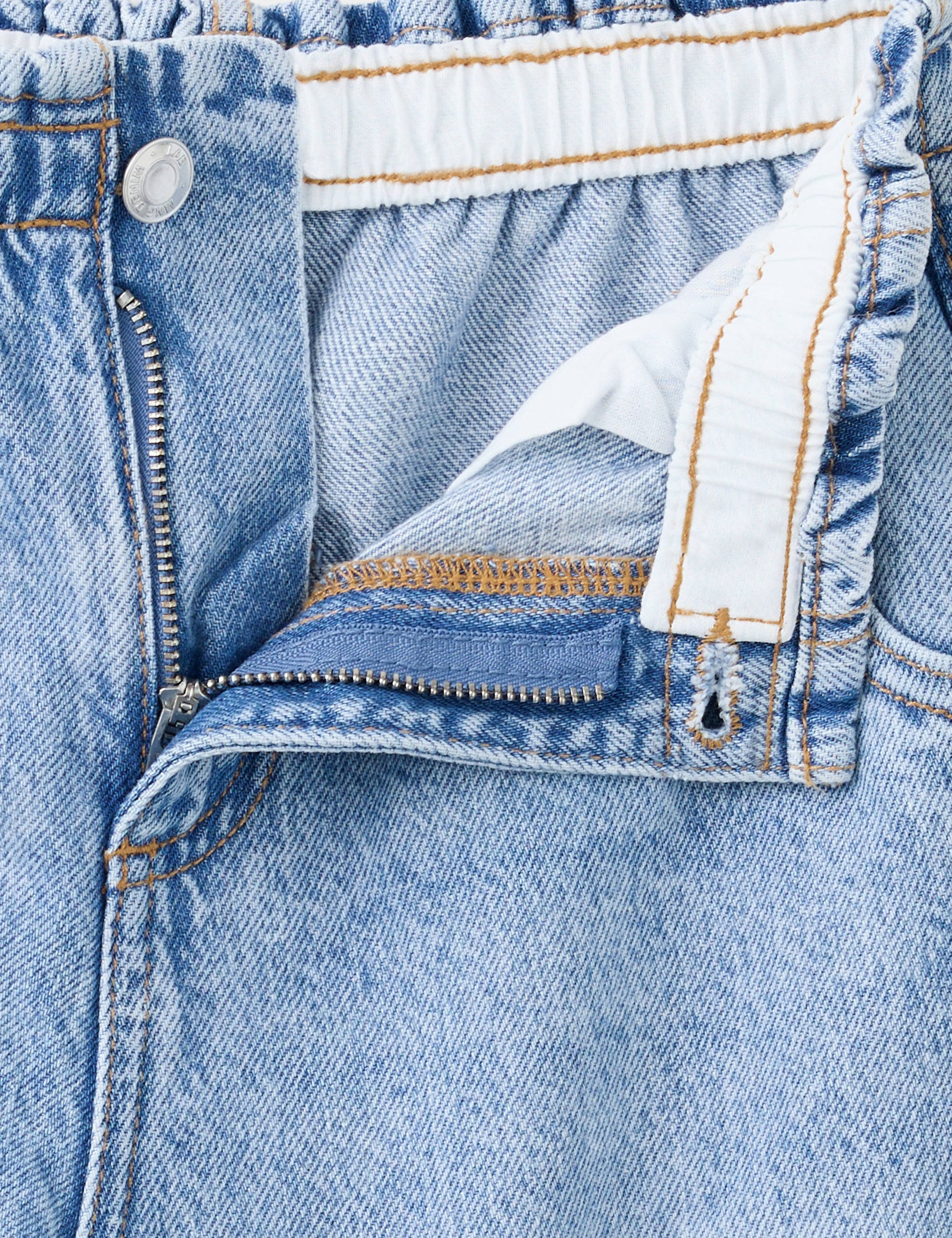 Mango jeans loose in medium denim - Image 2
