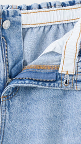 Mango jeans loose in medium denim - Image 2