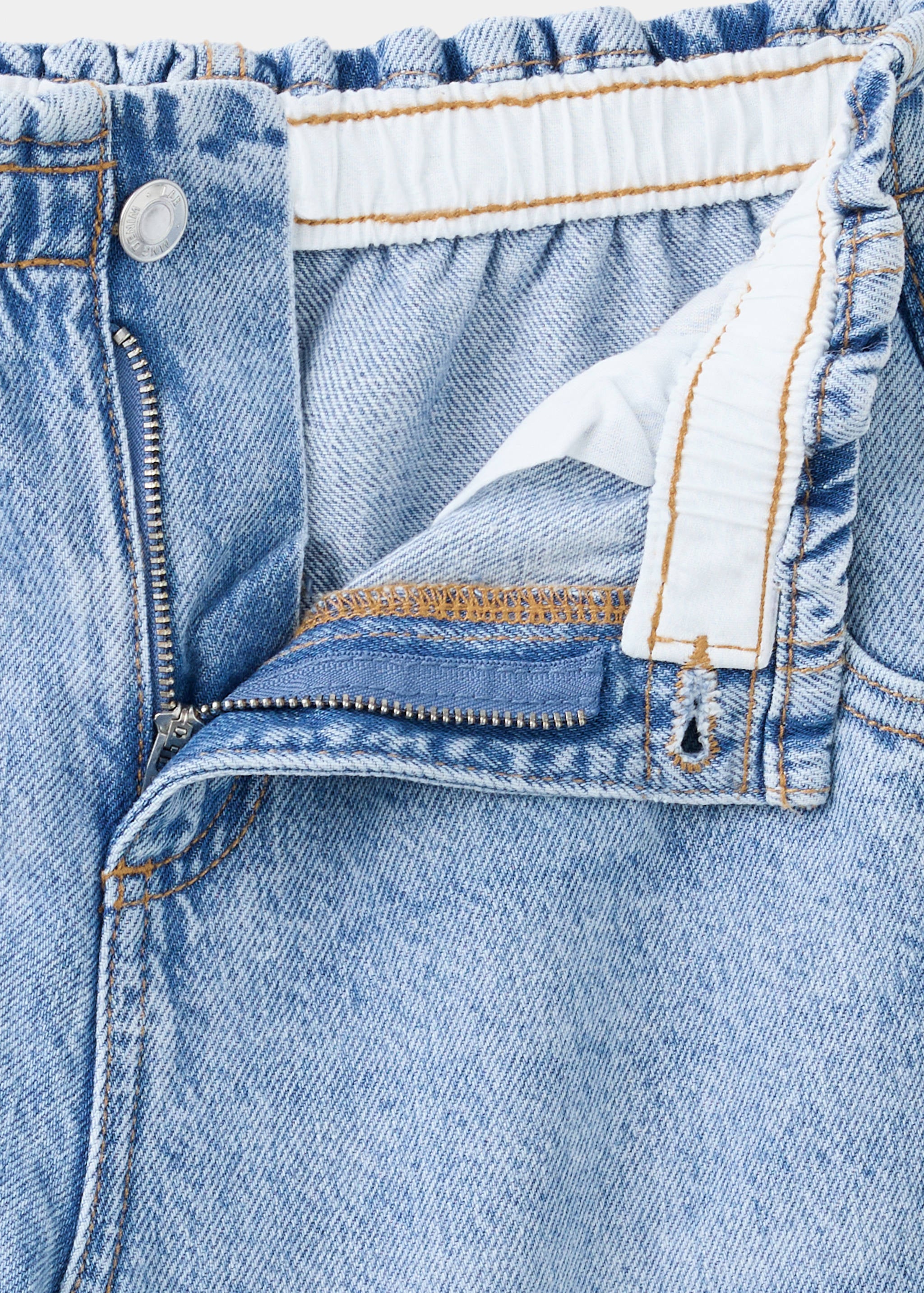 Mango jeans loose in medium denim - Image 2