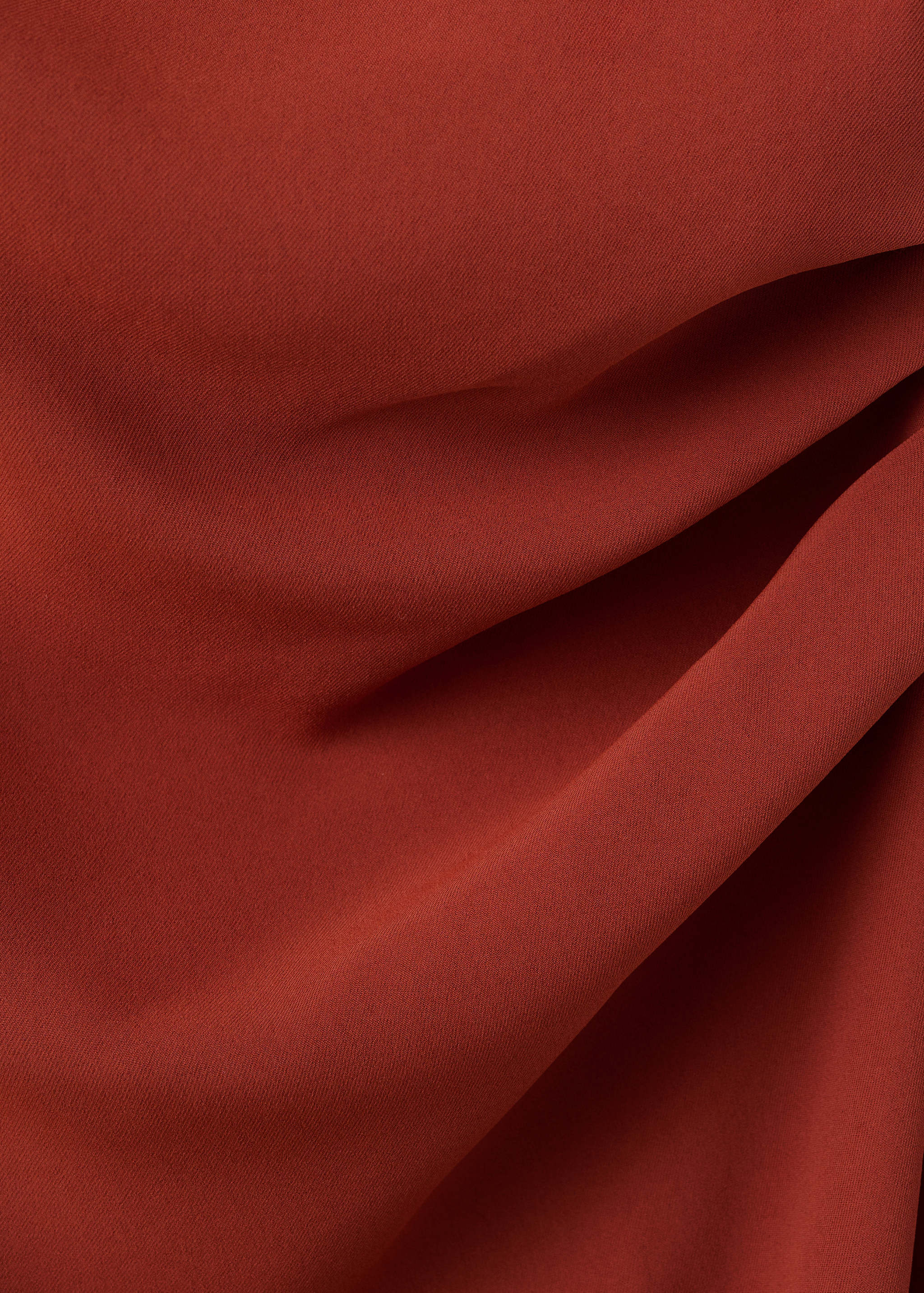 Mango dress marilyn in terracotta - Image 2