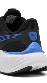 PUMA pounce lite running shoes youth in black and lime smash - Image 2