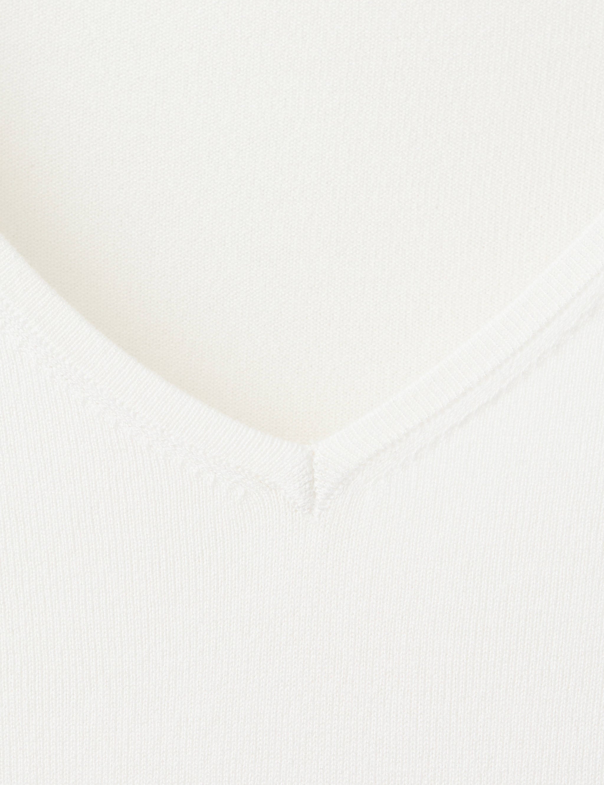 Mango jersey escudell in white - Image 2