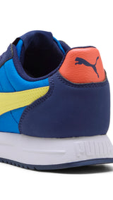 PUMA R78 lightwind sneakers youth (403706) in racing blue and pineapple ice - Image 2