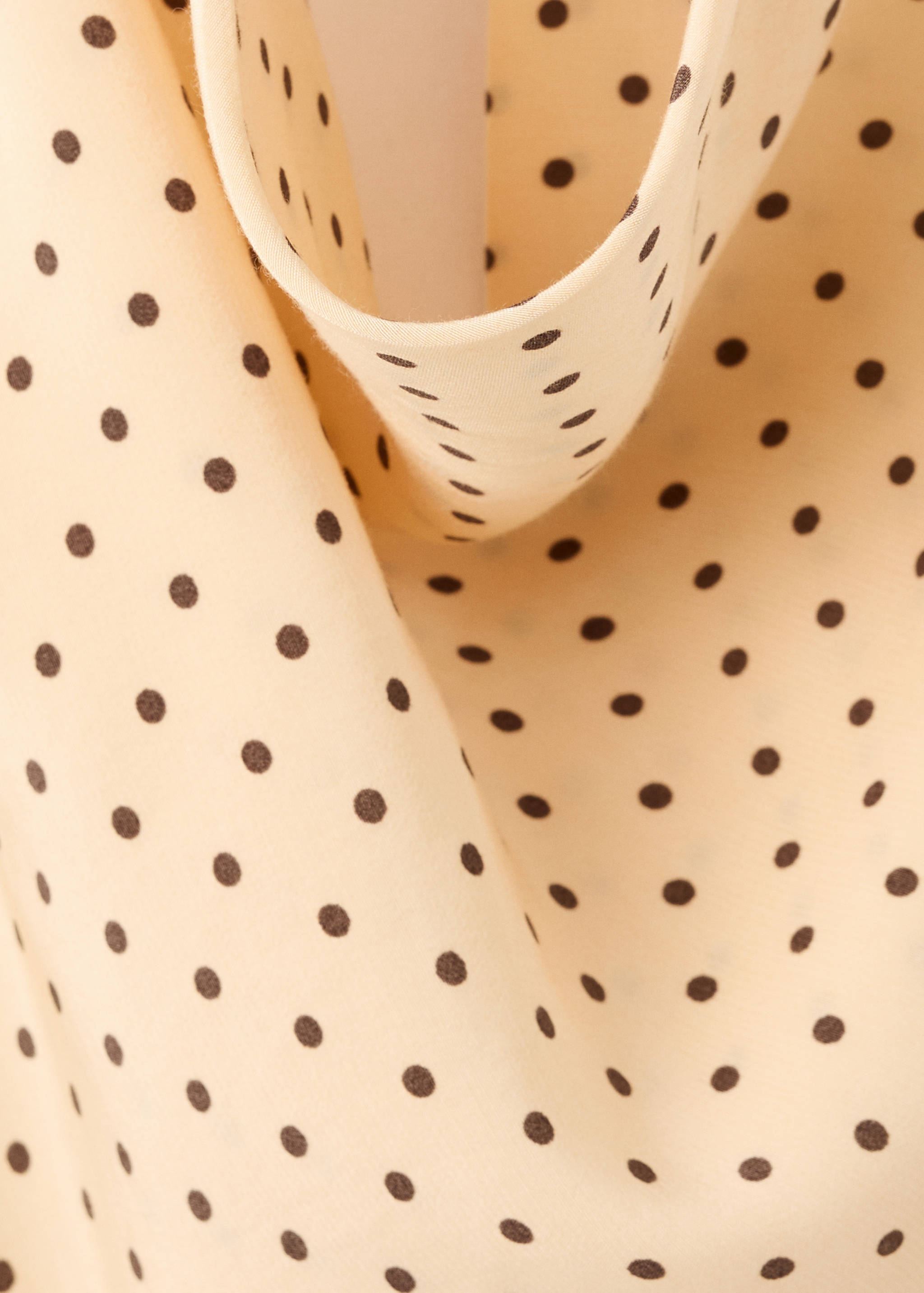 Mango vestido champin in pastel yellow - Image 2
