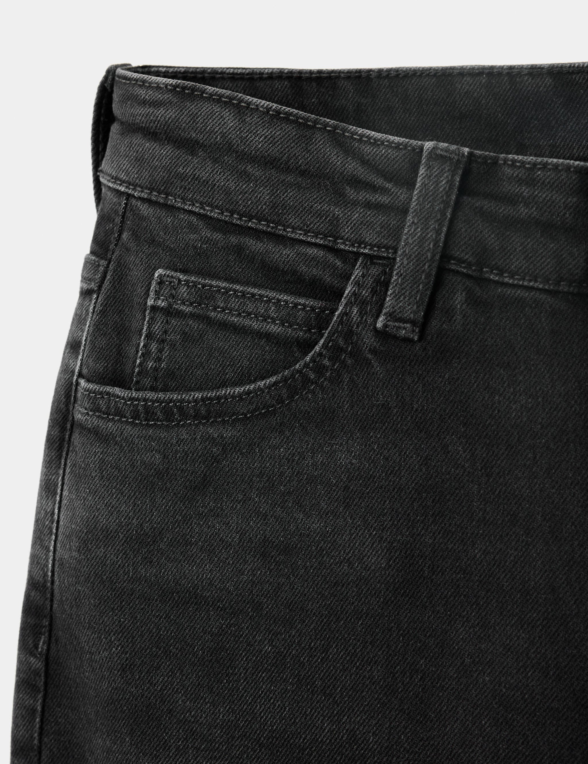 Mango jeans newmom in black denim - Image 2