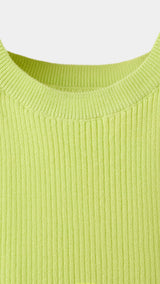 Mango top defne in fluorescent yellow - Image 2