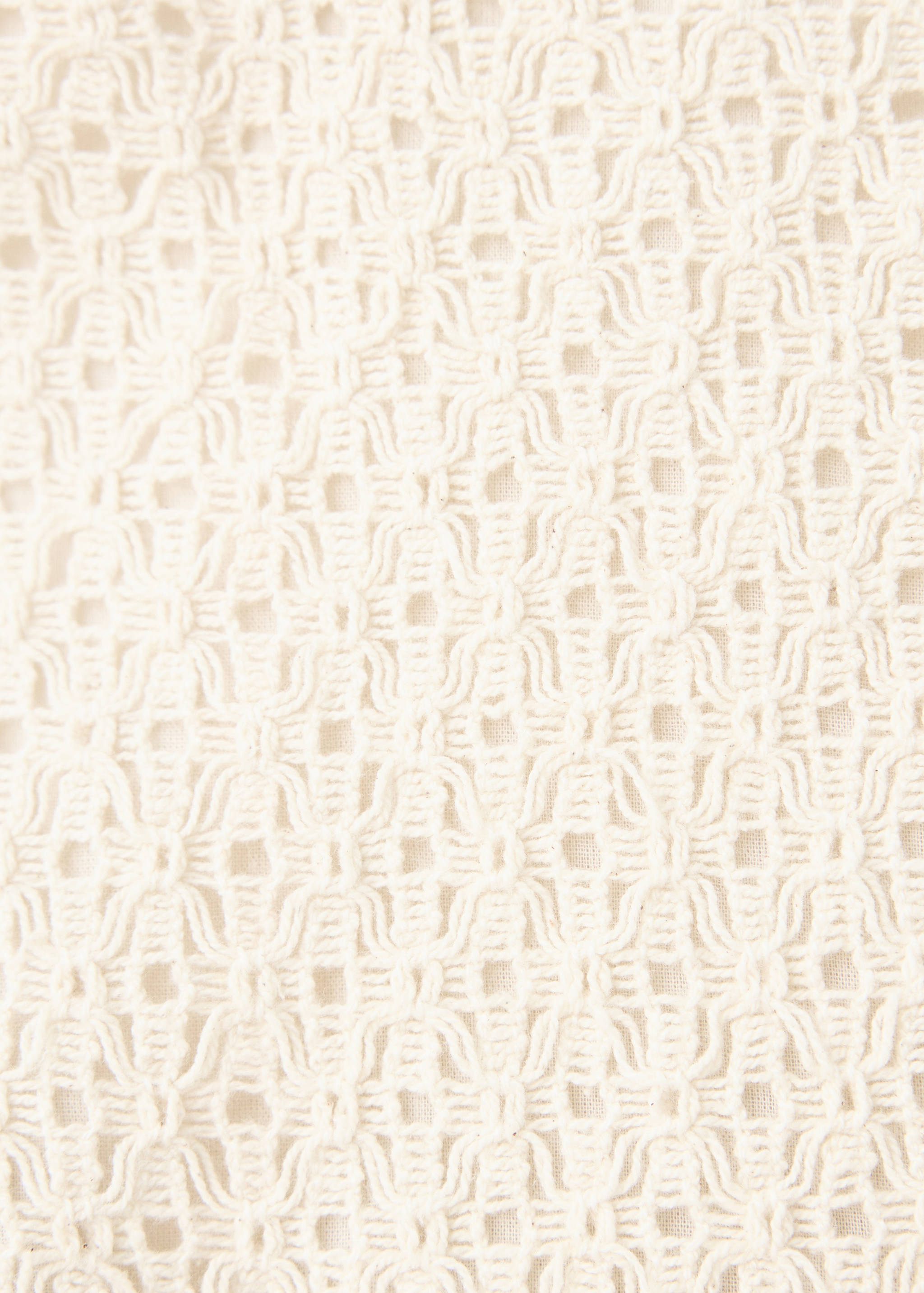 Mango blusa vineset in raw - Image 2