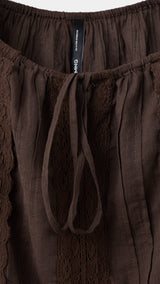 Mango blusa eva in brown - Image 2