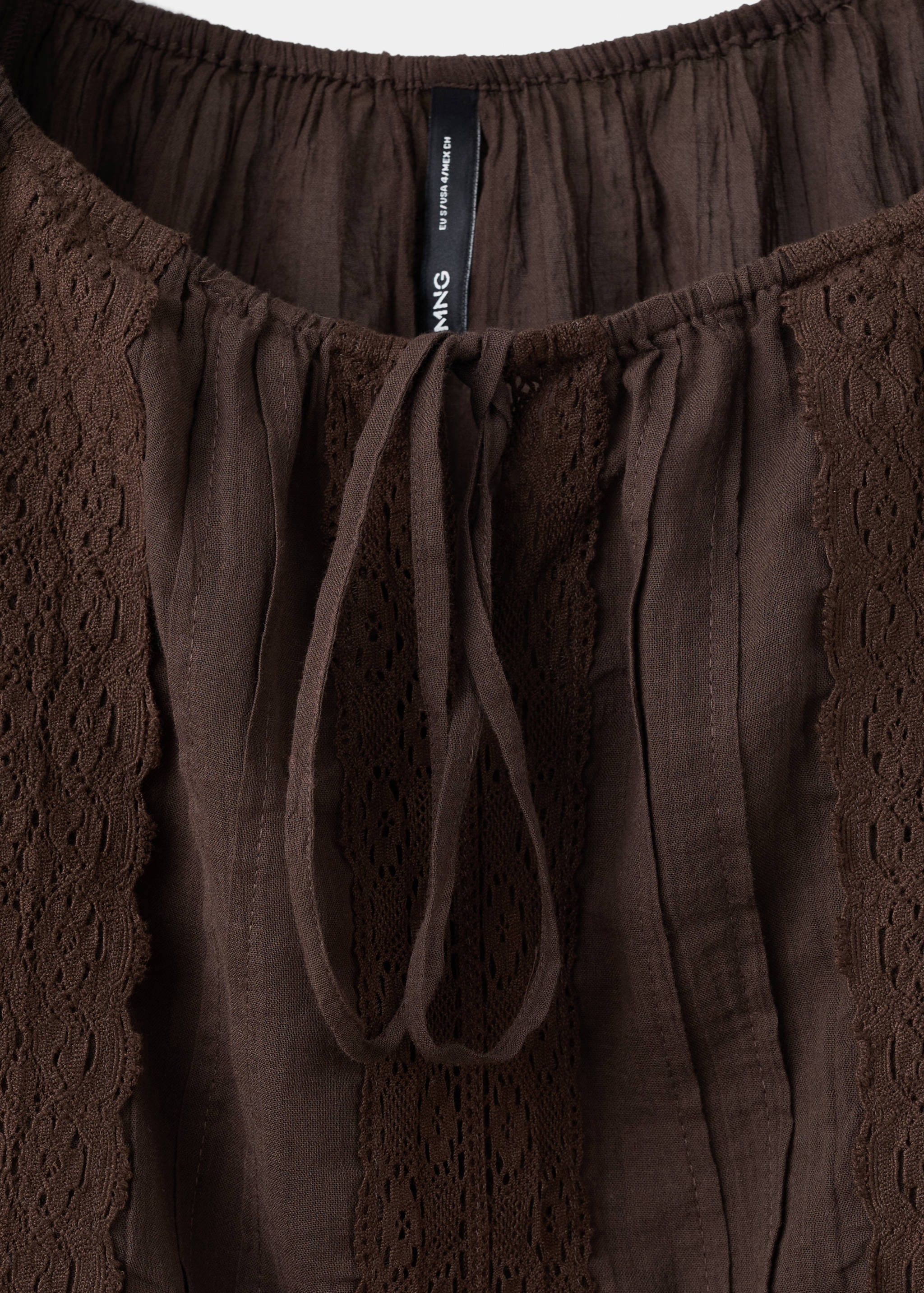 Mango blusa eva in brown - Image 2