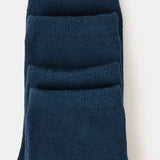 Mango socks solid in navy - Image 2